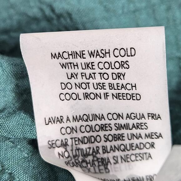 Calvin Klein Sleeveless Teal Wide Leg Jumpsuit Tie Waist Pockets Womens 14 - Picture 5 of 10